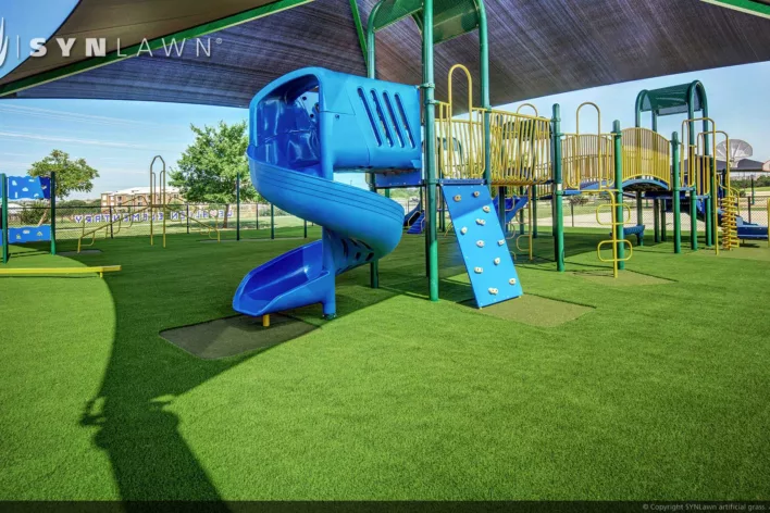 SYNLawn Reno play turf artificial grass for school playgrounds